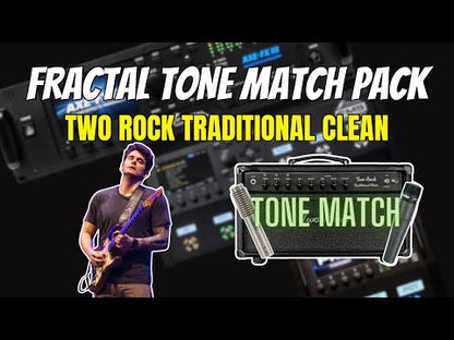 Fractal Two Rock 40w Traditional Clean Tone Match Pack